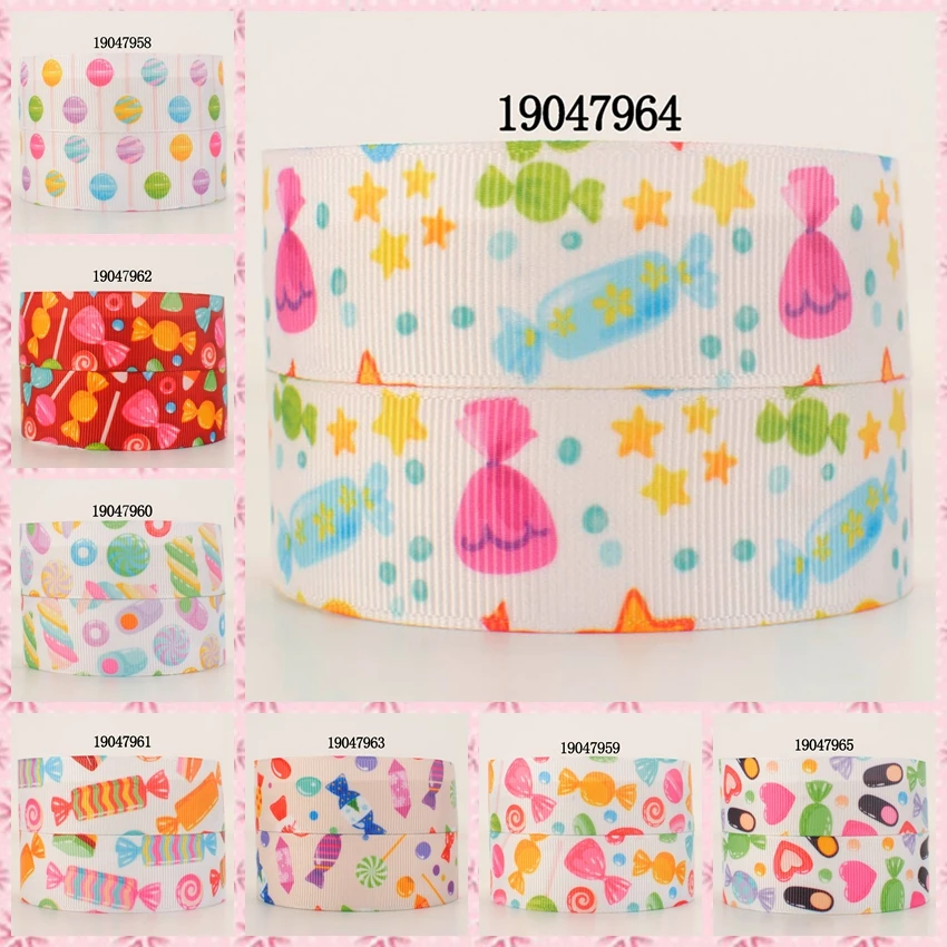 10 ярдов-разные размеры-корсажная лента с принтом сладких конфет 19047958 | Дом и сад