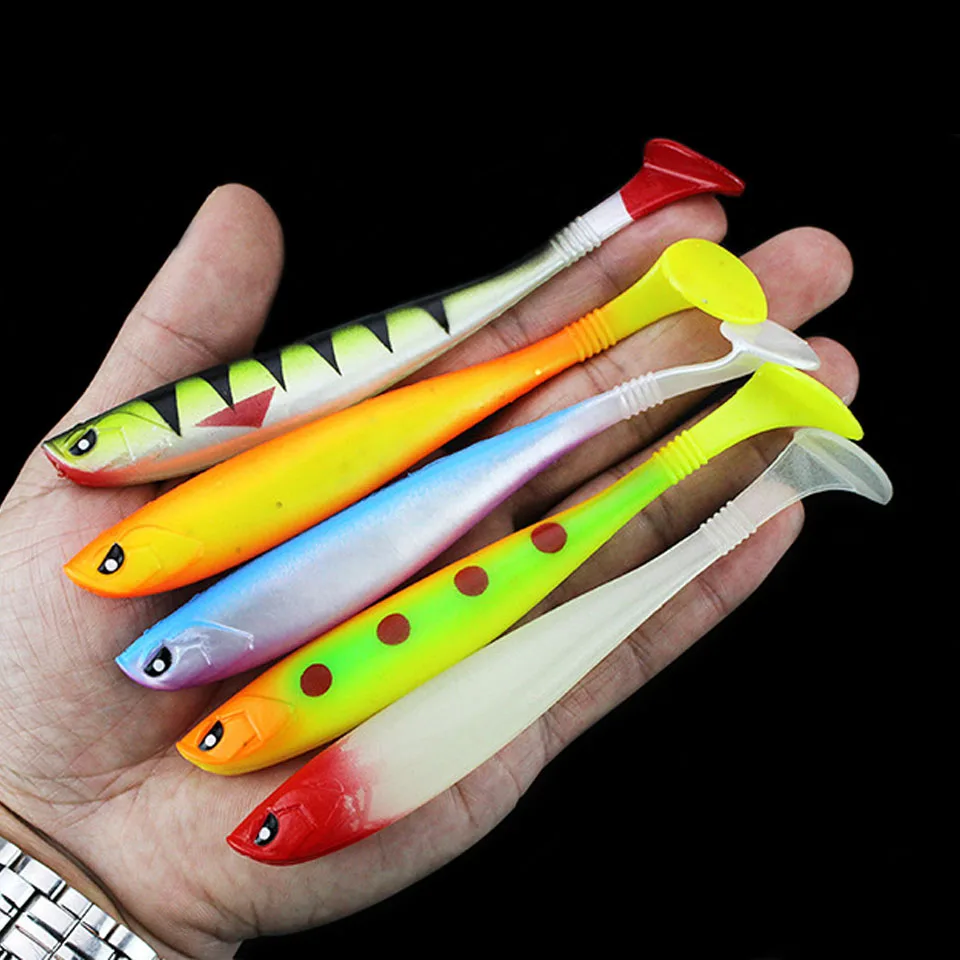 WALK FISH 1 шт. мягкая рыболовная приманка воблер с 3D изображением луки 10 г/12 см Мягкая
