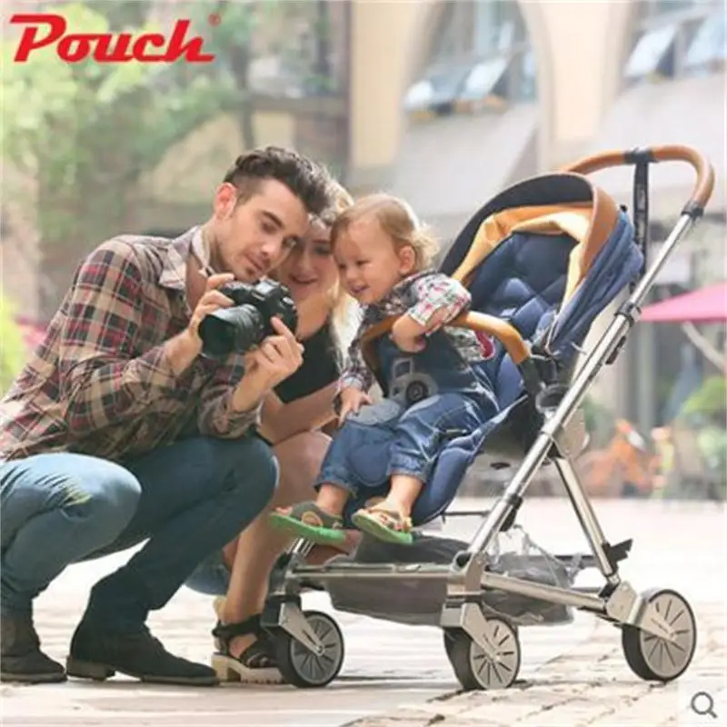 Детская дорожная система Adorbaby P80 салонная коляска с ручкой из натуральной кожи