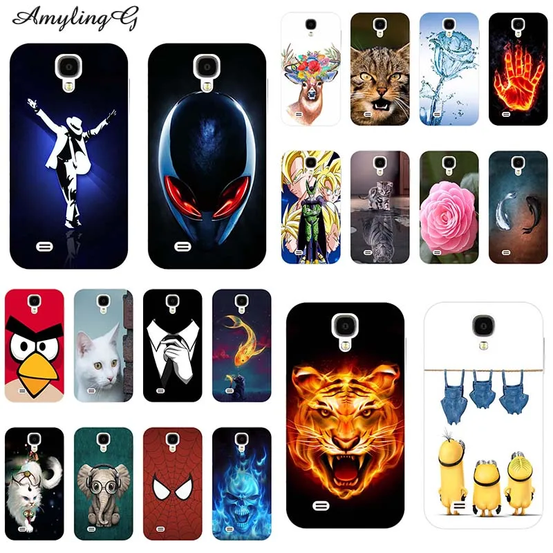 Модный окрашенный чехол для Samsung Galaxy S4 IV S 4 с рисунком милый i9505 5 0 милые мягкие