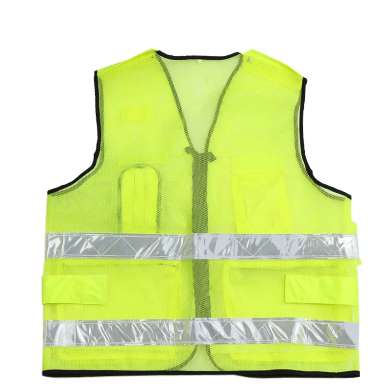 Светоотражающий жилет с высокой видимостью дышащий сетчатый безопасности для