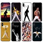 Черный чехол из ТПУ для iphone 5 5s se 2020 6 6s 7 8 plus x 10 XR XS 11 12 mini pro MAX, задняя крышка, силиконовый Freddie Mercury Queen band