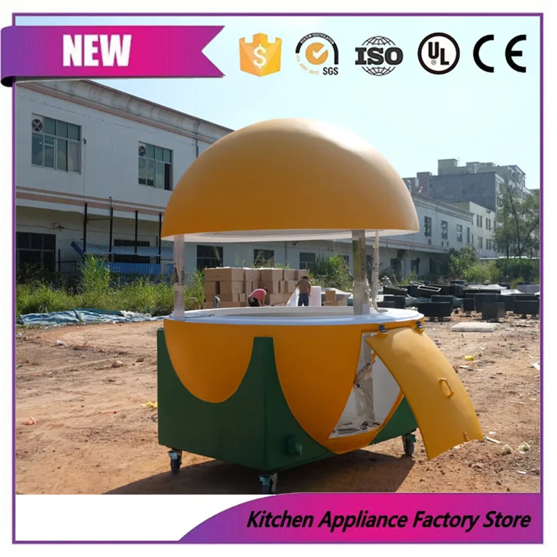 Attractive apperance fruit shape mobile food trailer ice cream koisk vending car for sale in Amercia | Бытовая техника