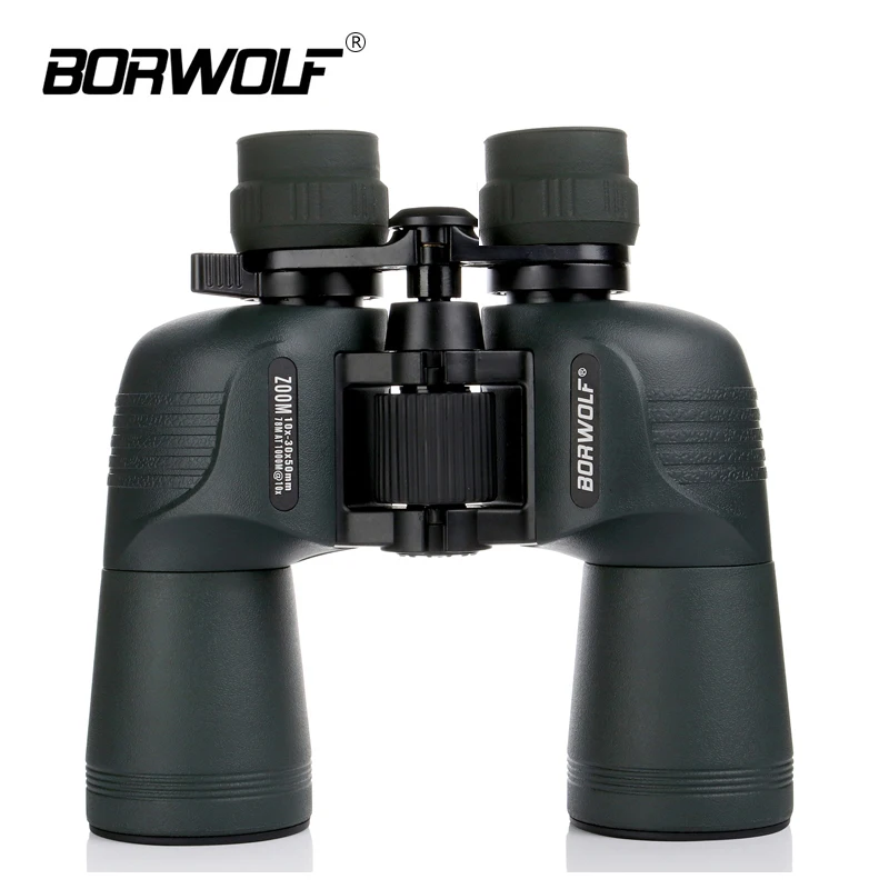 Бинокль Borwolf 10 30X50 HD светильник ночное видение Призма Bak4 профессиональный зум