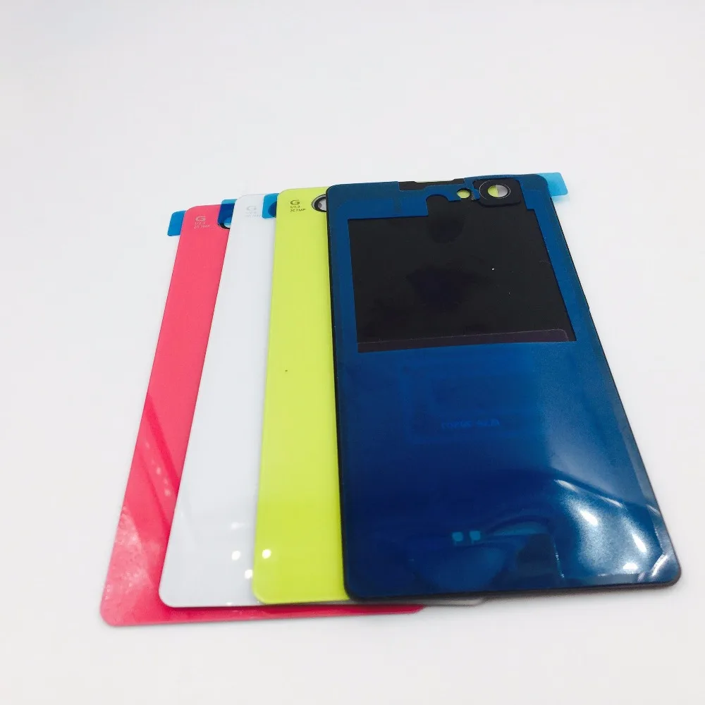 RTBESTOYZ Задняя стеклянная крышка батарейного отсека для Sony Xperia Z1 Compact Mini D5503 M51W NFC