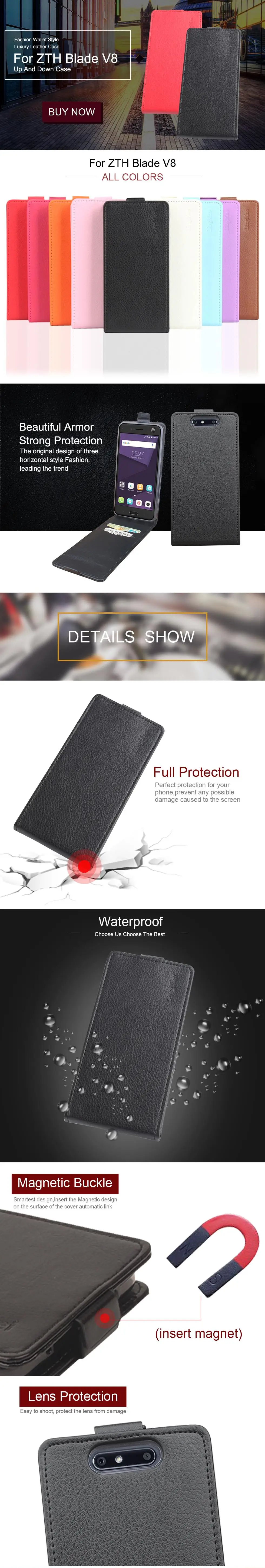 Роскошный кожаный чехол для zte лезвие V8 L3 S6 A610 A510 A520 V5 V967 Z5Mini Q302C Z7mini Z9 V987 U795 B880 Z9 Max V967 Starl сумка