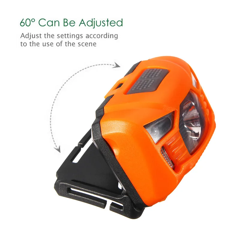 Наружные 3000 люмен ABS ИК Сенсор фар привело высокие Яркость фары Кемпинг