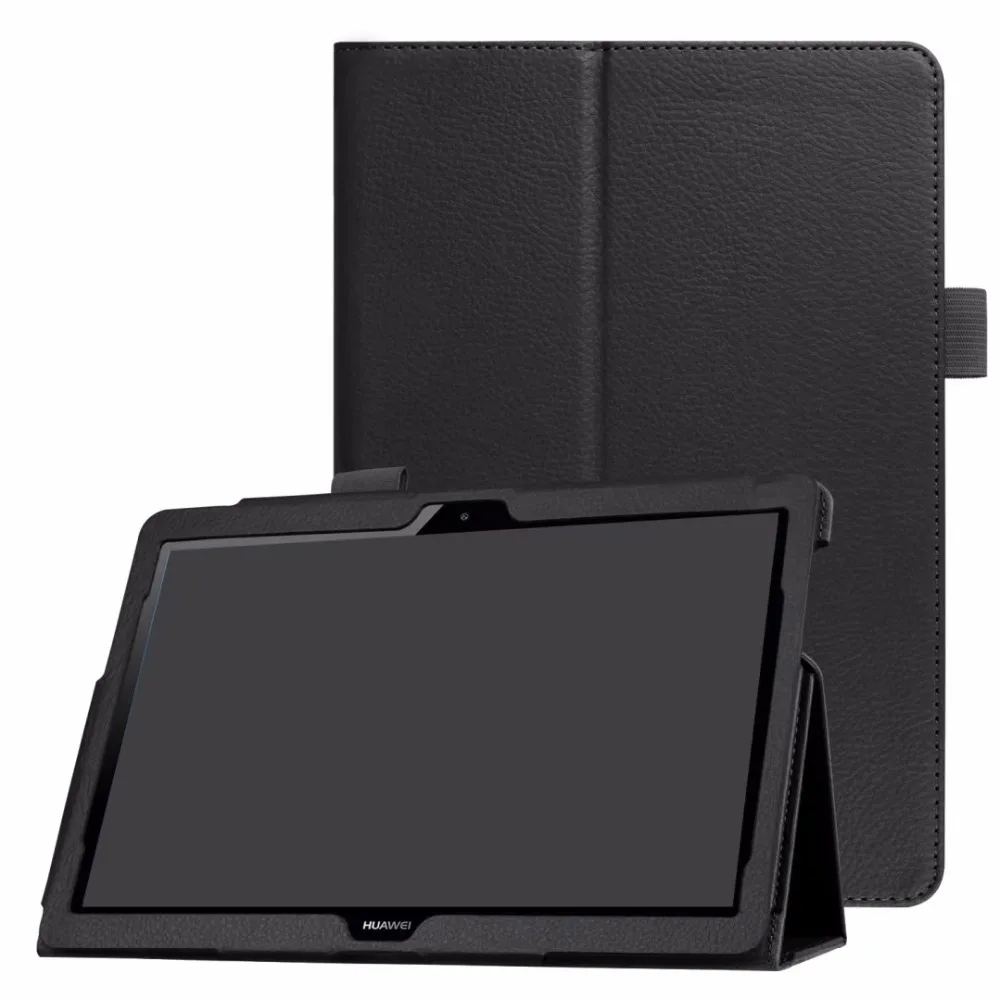 Ультратонкий защитный чехол-подставка литчи для huawei MediaPad T3 10 AGS-L09 AGS-W09 AGS-L03 9,6 дюймов