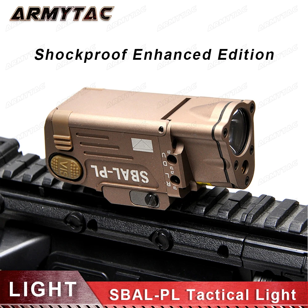ArmyTac Tactical Laser Flashlight SBAL-PL Hunting Weapon Light Combo Red Pistol Constant &amp Strobe Gun Picatinny Rail | Спорт и