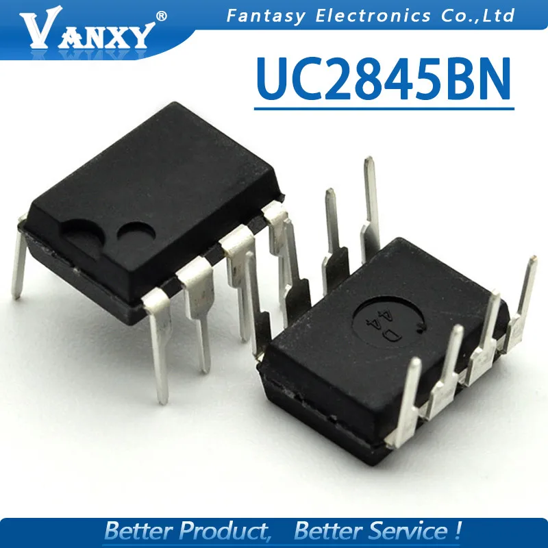 10 шт. UC2845BN DIP8 UC2845B DIP 8 UC2845 2845 UC2845AN UC2845A UC2845N|Интегральные схемы| |