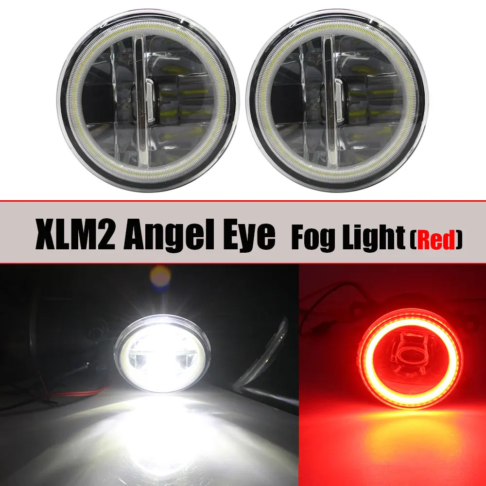 XLM Angel Eye Red Автомобильная противотуманная фара светильник комплект Ангел глаз DRL для Infiniti G25 G37 M25 M37 M56 EX25 EX35 EX37 QX56 QX50 QX70 Q70 Q60 FX45 FX50 FX30D FX35 FX37 - Цвет: XLM Angel Eye Red