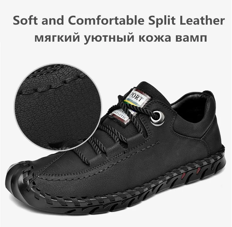 Vancat/Новинка года; модная кожаная Весенняя Повседневная обувь; Мужская обувь; винтажные Лоферы ручной работы на плоской подошве; Лидер продаж; мокасины; кроссовки