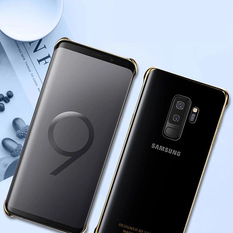 Оригинальный чехол Samsung Galaxy S9 Plus милый Роскошный кожаный 360 дюйма тонкий