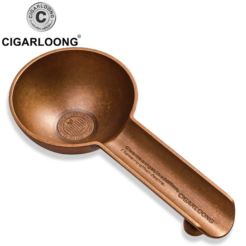 

CIGARLOONG cigar bronze vintage ashtray personalized portable cigar smoke detector AS-7013
