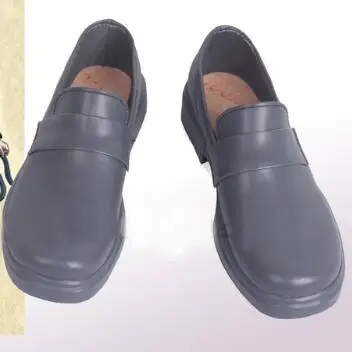 shoes Аниме Danganronpa V3 Shirogane Tsumugi оригинальное издание JK униформа косплей костюм женские костюмы для Хэллоуина с парик волос - Цвет: shoes