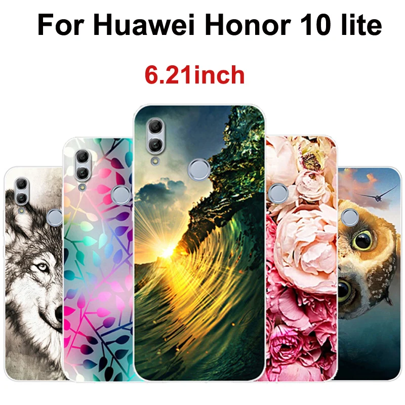 Чехол для Huawei Honor 10 Lite Ультратонкий силиконовый мягкий чехол накладка чехлы с