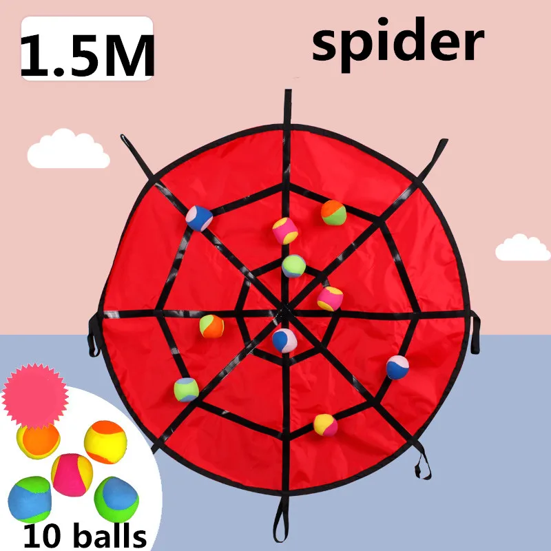 1.5M spider Забавная Дротика Happymaty, доска для детского сада, игрушка для занятий спортом в помещении, магнитная Дротика, детская игра - Цвет: 1.5M spider