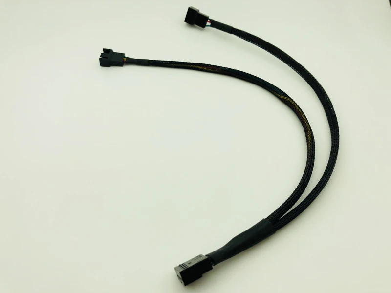 30 см компьютер PC кабель вентилятора 4Pin женский y сплиттер для двойной 3/4 Pin Мужской