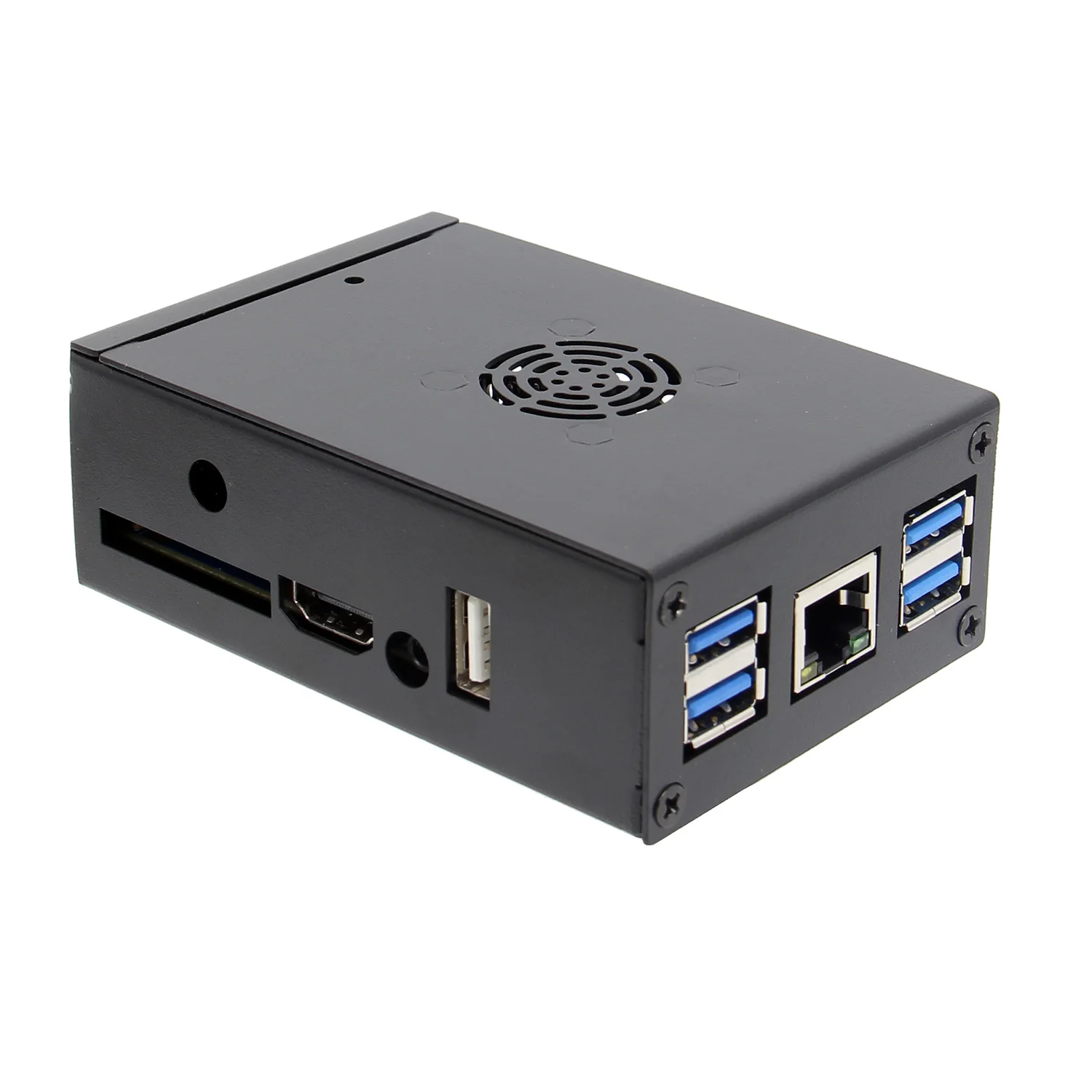 Оранжевый Pi 3 соответствующий металлический чехол/корпус+ вентилятор охлаждения, Защитный корпус для Orange Pi 3 материнская плата