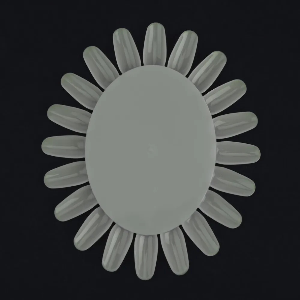 Демонстрация накладных ногтей 1 шт. акриловая тренировочная колесная доска