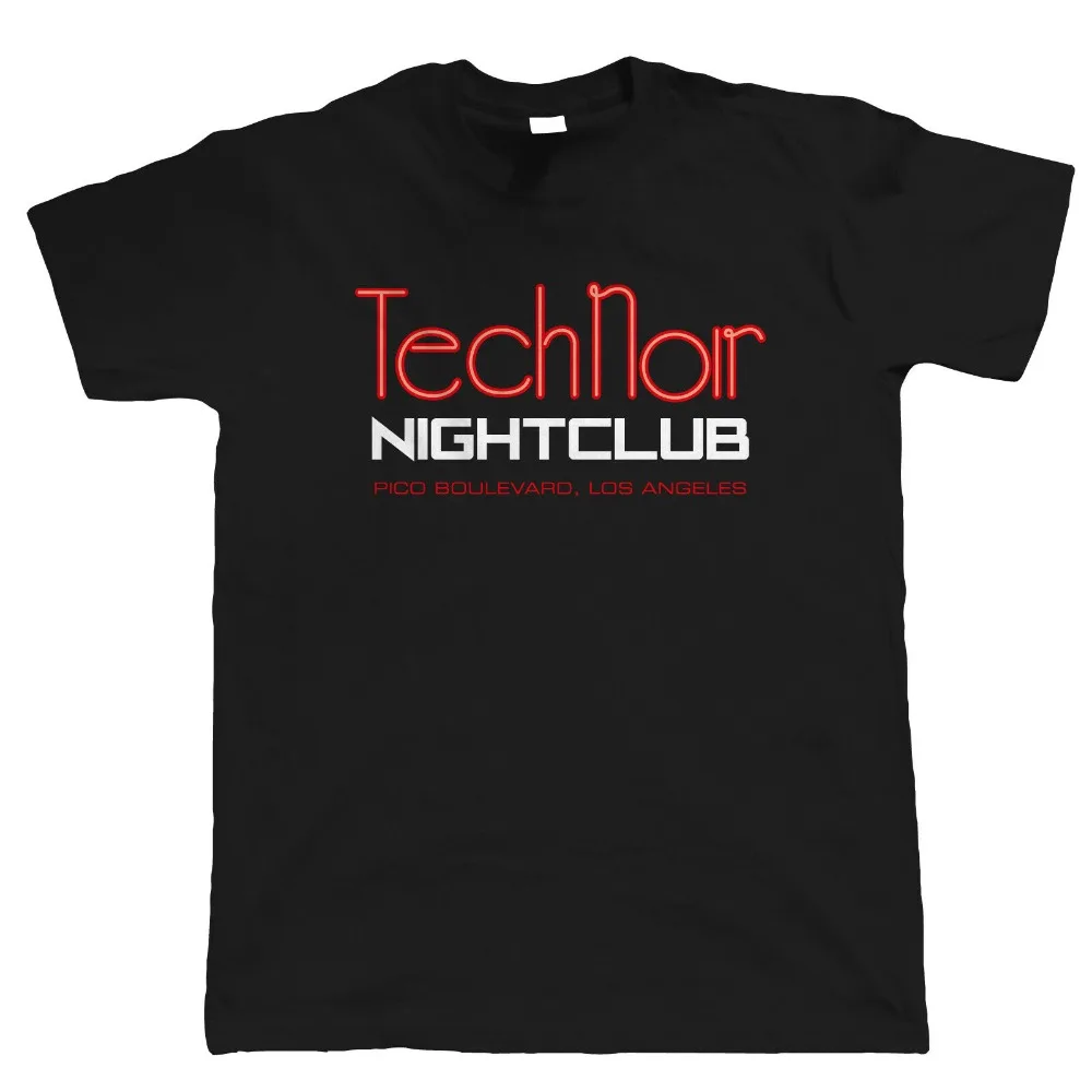 

Tech Noir Nightclub Mens Movie Inspired T Shirt Sci-Fi Gift Dad Him 2019 New Funny Tee Casual Men Short Sleeve T Shirt Designer