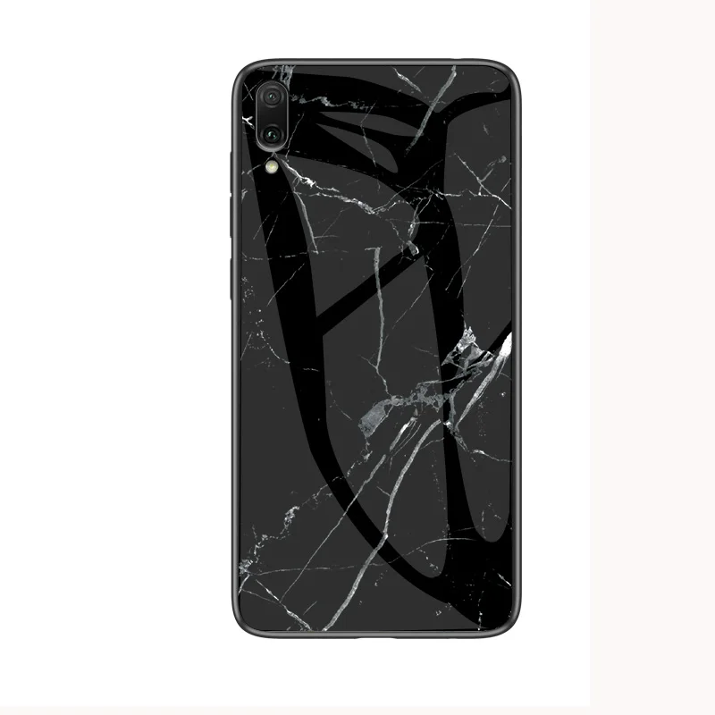 Мраморный чехол из закаленного стекла для huawei P30 Pro mate 20 P20 P10 Lite Y6 Y7 Prime Y5 Y9 на Honor 8X 8A Pro P Smart Cover - Цвет: 5