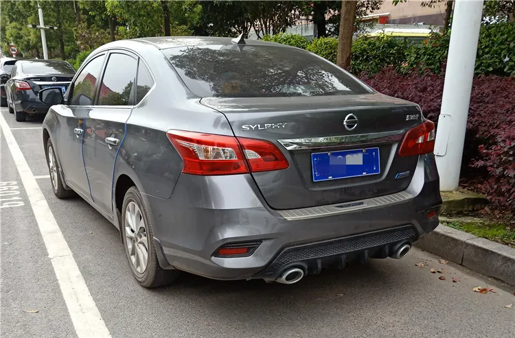 Для Nissan Sentra SYLPHY защита выхлопного отверстия заднего бампера подходит 2012/2013// Sentra Body набор бампер задний спойлер