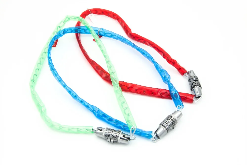 Открытый спортивный 4 значный комбинированный велосипедный замок с паролем