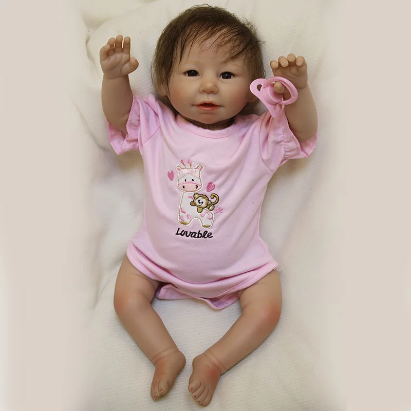 OtardBebe Reborn куклы игрушки Bonecas 20 дюймов Мягкий силиконовый винил Reborn baby Doll реалистичные Новорожденные куклы игрушки для детей