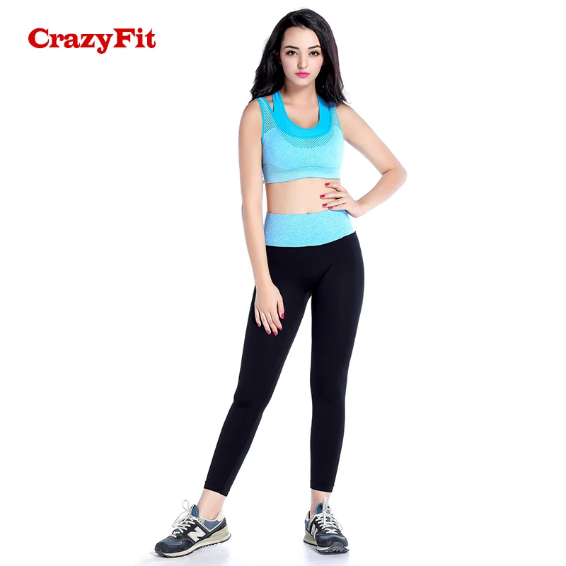 Женский спортивный костюм CrazyFit комплект одежды для фитнеса из 2 предметов 2018