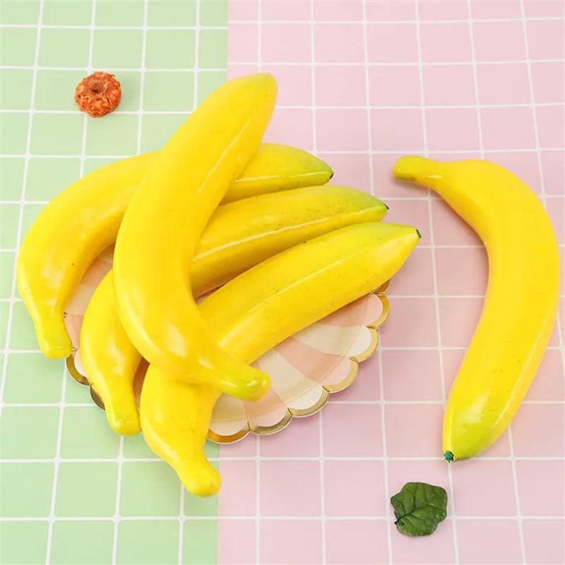 Foam Fake Fruit Banana Plastic Artificial Home Decor Party Accessories Photography Props | Дом и сад