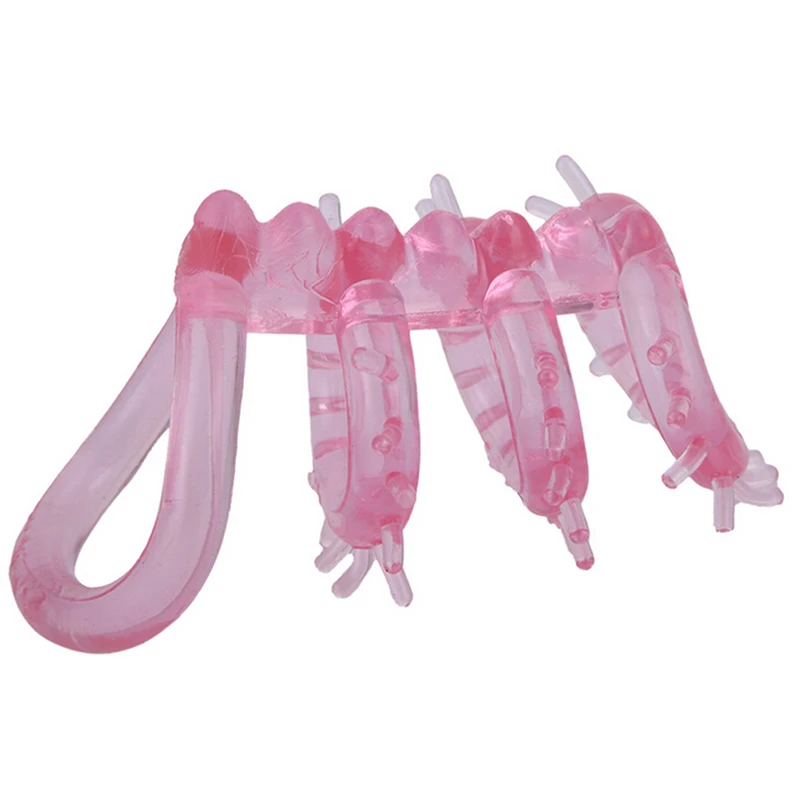 

Erotic Extender Delay Ring Silicone Master Triple Ticklers Cock Ring Massager Relax Passion For Men Sexy Health Care