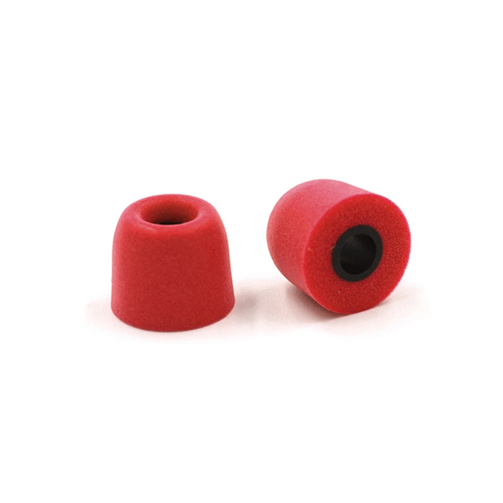 Red 1 Pair Утолщенные мягкие эластичные удобные наушники из пены с эффектом памяти сменные насадки для наушников Мини Нескользящие шумоизоляционные аксессуары - Цвет: Red 1 Pair