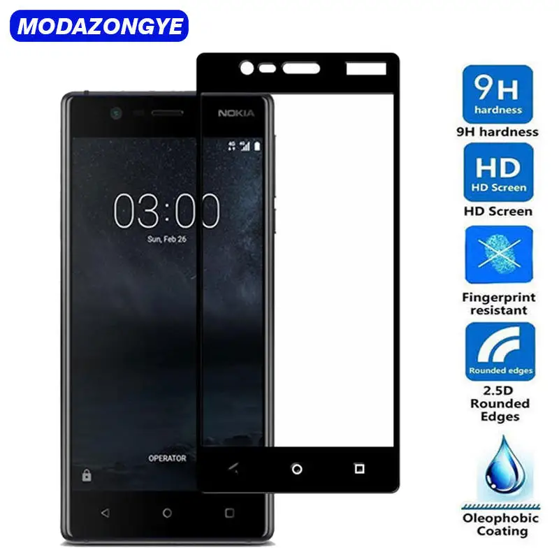 Защита экрана для Nokia 3 закаленное стекло 2017 TA 1020 1032 Nokia3 защитная пленка