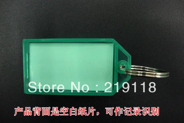 100 шт. пустые пластиковые прямоугольные брелки багажная бирка вставные брелоки с