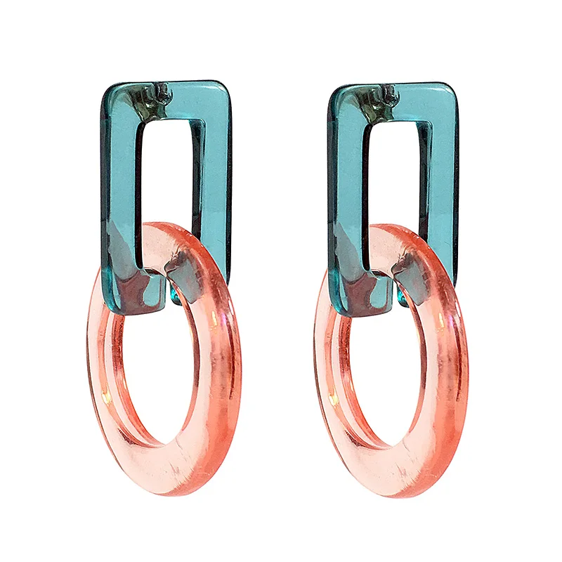 Корейский дизайн летние новые цветные акриловые круглые круглая обертка