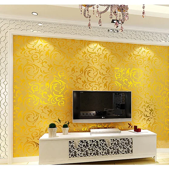 Q QIHANG текстурированные обои из дамаста в викторианском стиле высокого качества