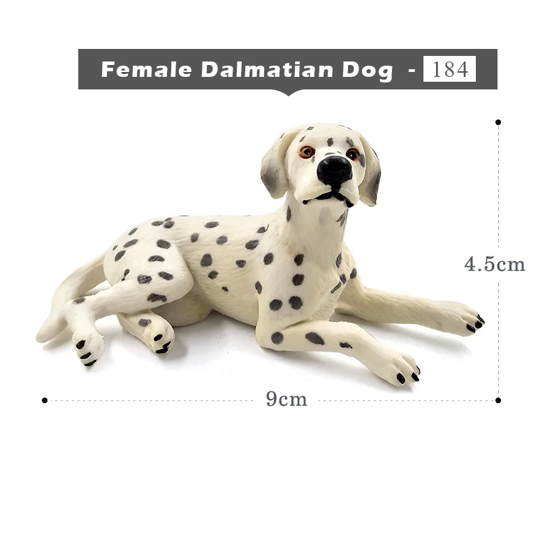 Female Dalmatian Dog Далматинский бультерьер Лабрадор фигурка собаки животное модель бонсай для домашнего декора миниатюрное украшение для сада в виде Феи современные аксессуары - Цвет: Female Dalmatian Dog