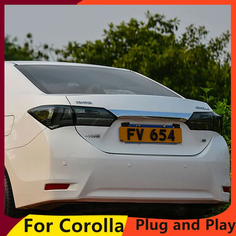 Автомобильный Стайлинг KOWELL для Toyota Corolla задний фонарь 2014 2015 2016 2017 светодиодный