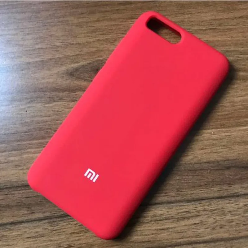 Xiaomi mi 6 Чехол задняя Жидкая силиконовая защитная крышка оригинальный шелковистый