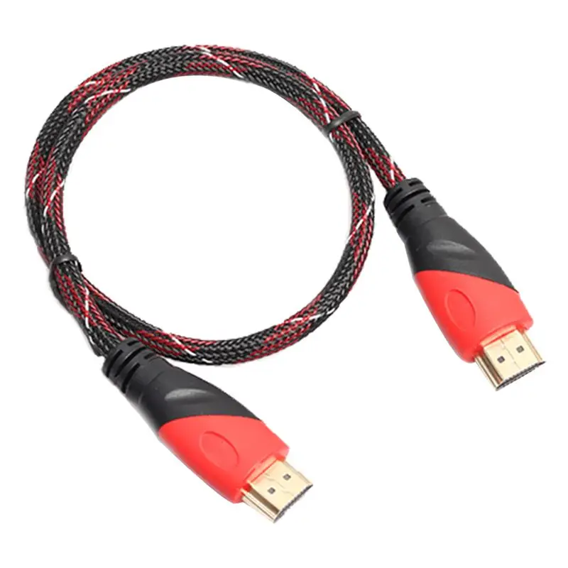 ABGN позолоченный hdmi кабель HD видео аудио двойной цветной режим красный и черный