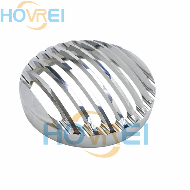 5 3/4 &quotфара мотоцикла CNC Гриль Крышка маска фара двигателя заготовка для Harley Davidson