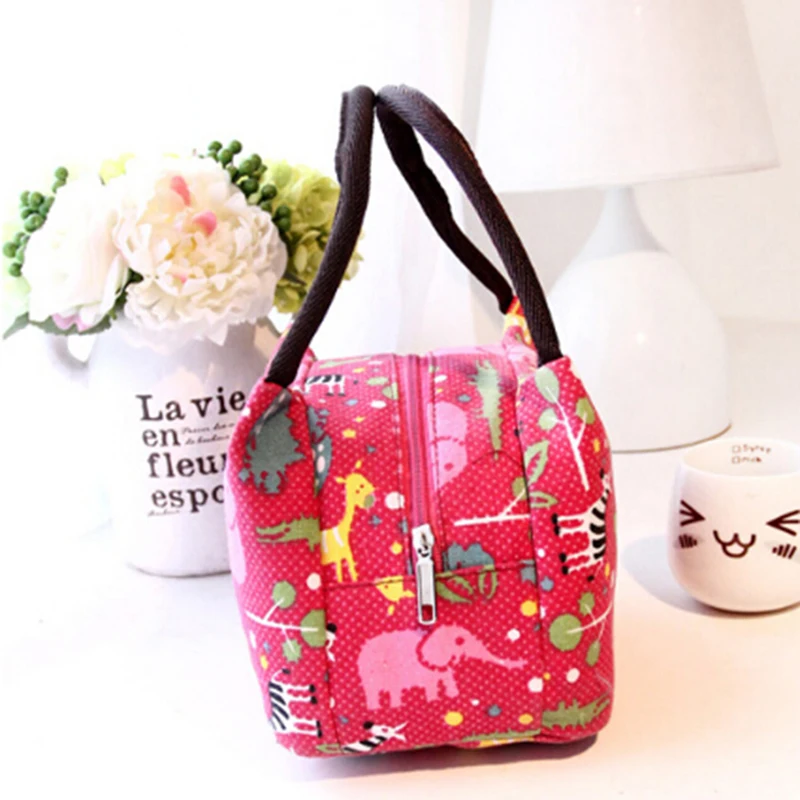 Сумочка для ланча женская мультяшная термоизолированная сумка тоут пикника