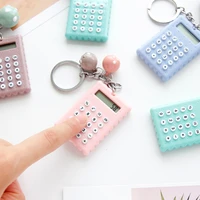 1 pcs cartoon mini slim lovely calculator creative portable stationery easy calculator gift for children office supplies