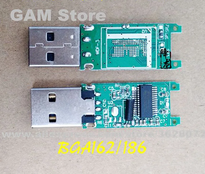 BGA162 186 DIY U диск PCB USB3.0/2,0 eMMC BGA153 169 162 186 eMCP eMMC NS1081 программист главный контроллер чипы без памяти флэш-чип - Цвет: BGA162 186