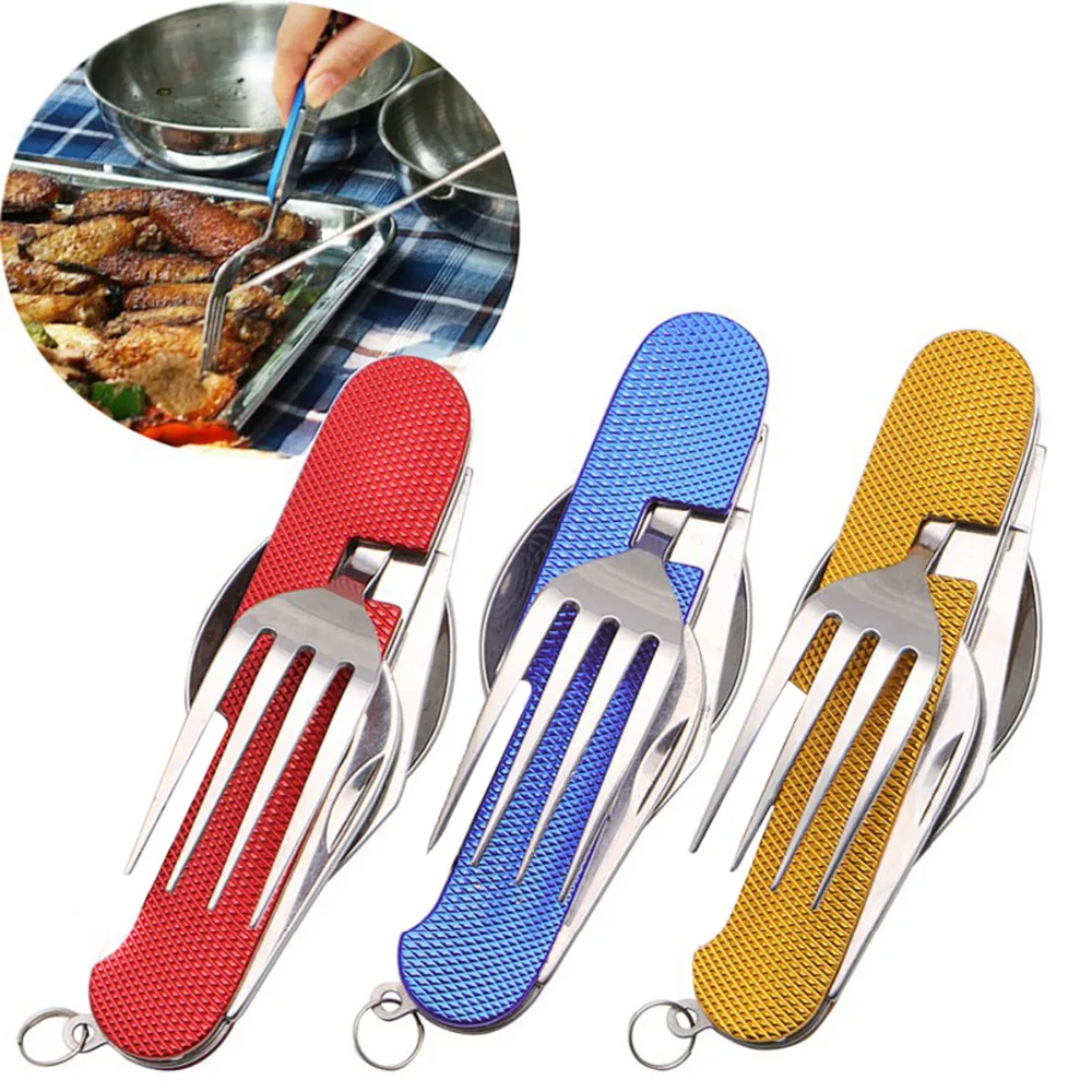 Лидер продаж 3 в 1 портативный компактный складной дорожный набор для кемпинга