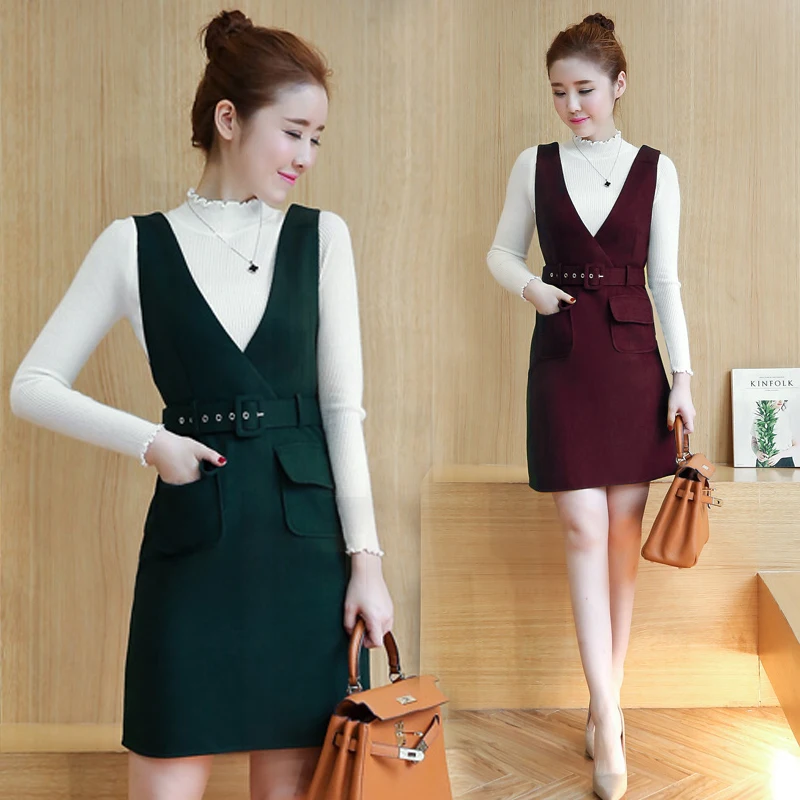 Осенне зимний вязаный свитер с длинными рукавами тонкое шерстяное женское