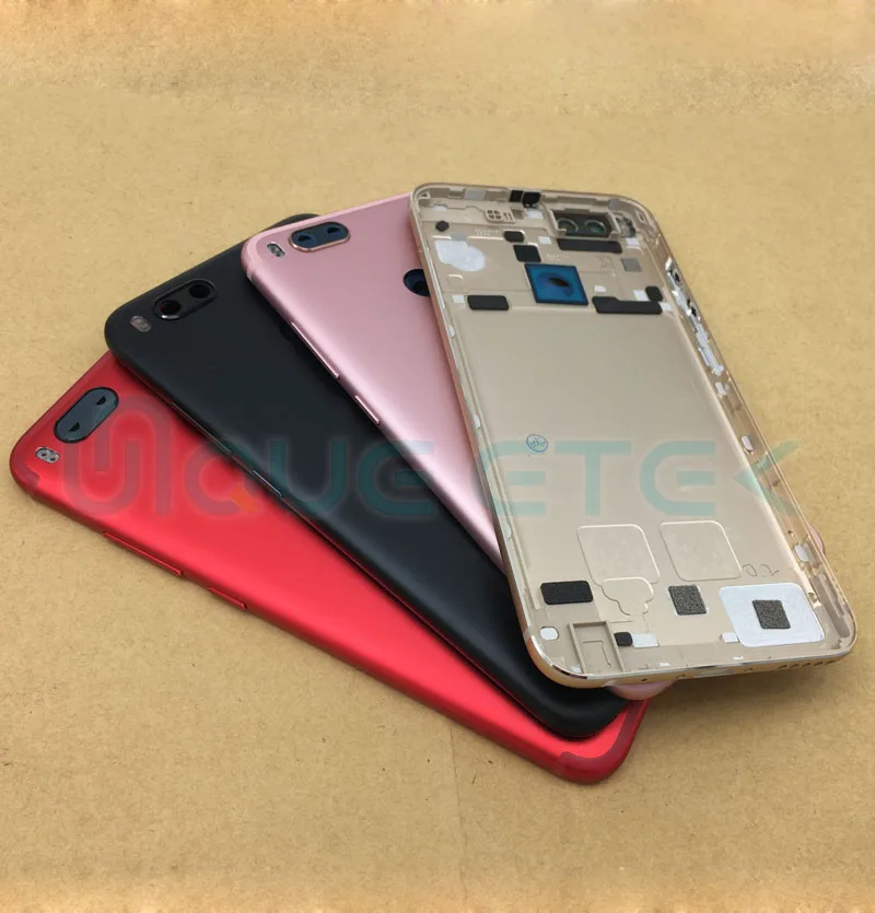 Металлическая задняя крышка батарейного отсека для Xiaomi Mi A1 корпуса + Кнопка