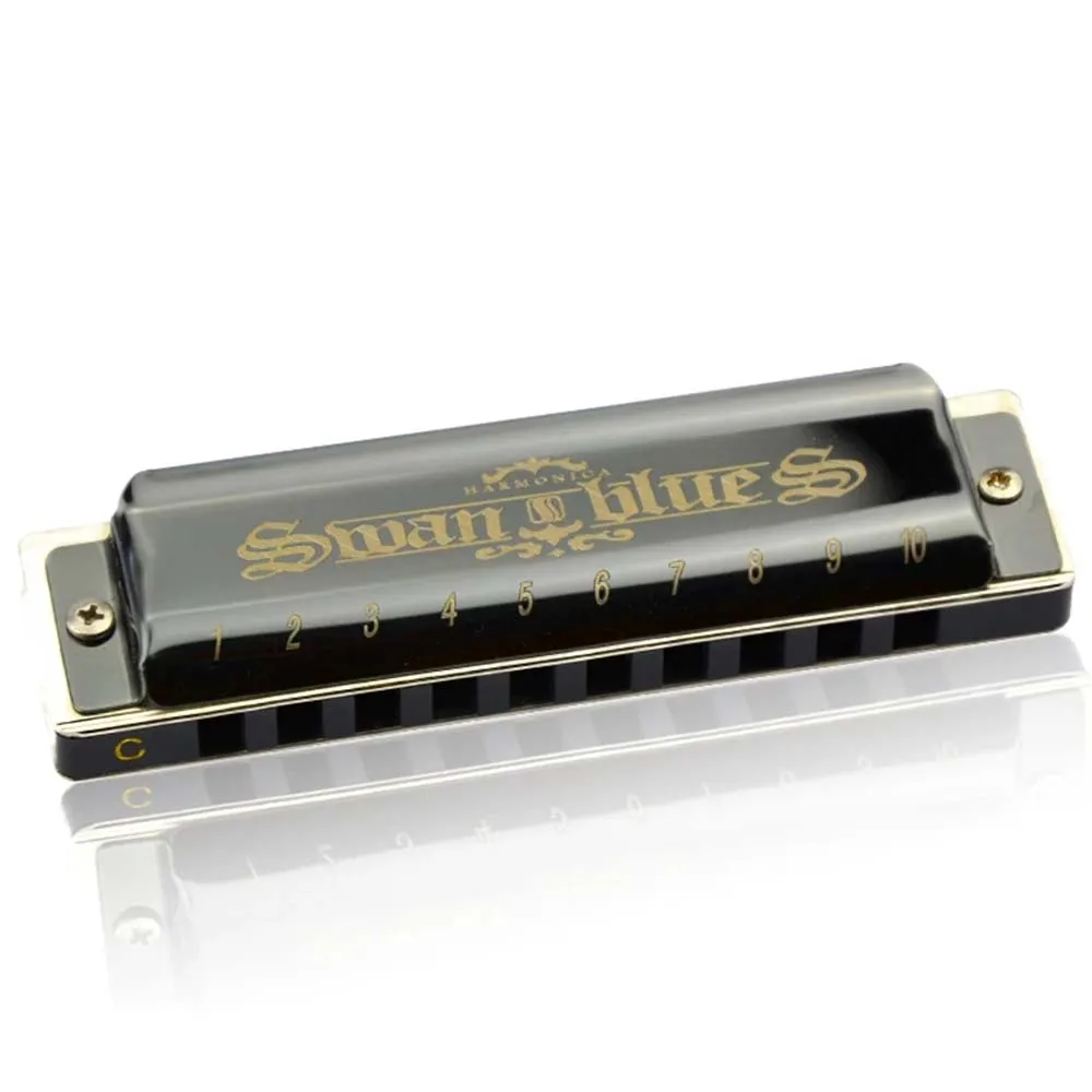 

Swan Diatonic Harmonica 10 Holes 20 Tones Swan Blues Harp Mouth Organs Key C ABS Comb Musical Instruments For Beginners SW1020W