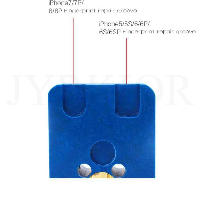 

Jyrkior For iPhone 5/5s/6/6 Plus/6s/6sP/7/7P/8/8P/x Home Button Touch ID Fingerprint Repair Base Fixture Heating Platform